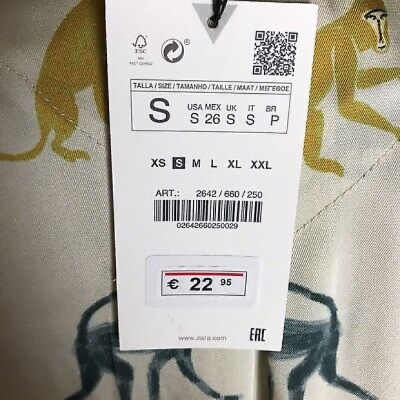 COPY - COPY - Zara NWT monkey silky blouse - Picture 9 of 10